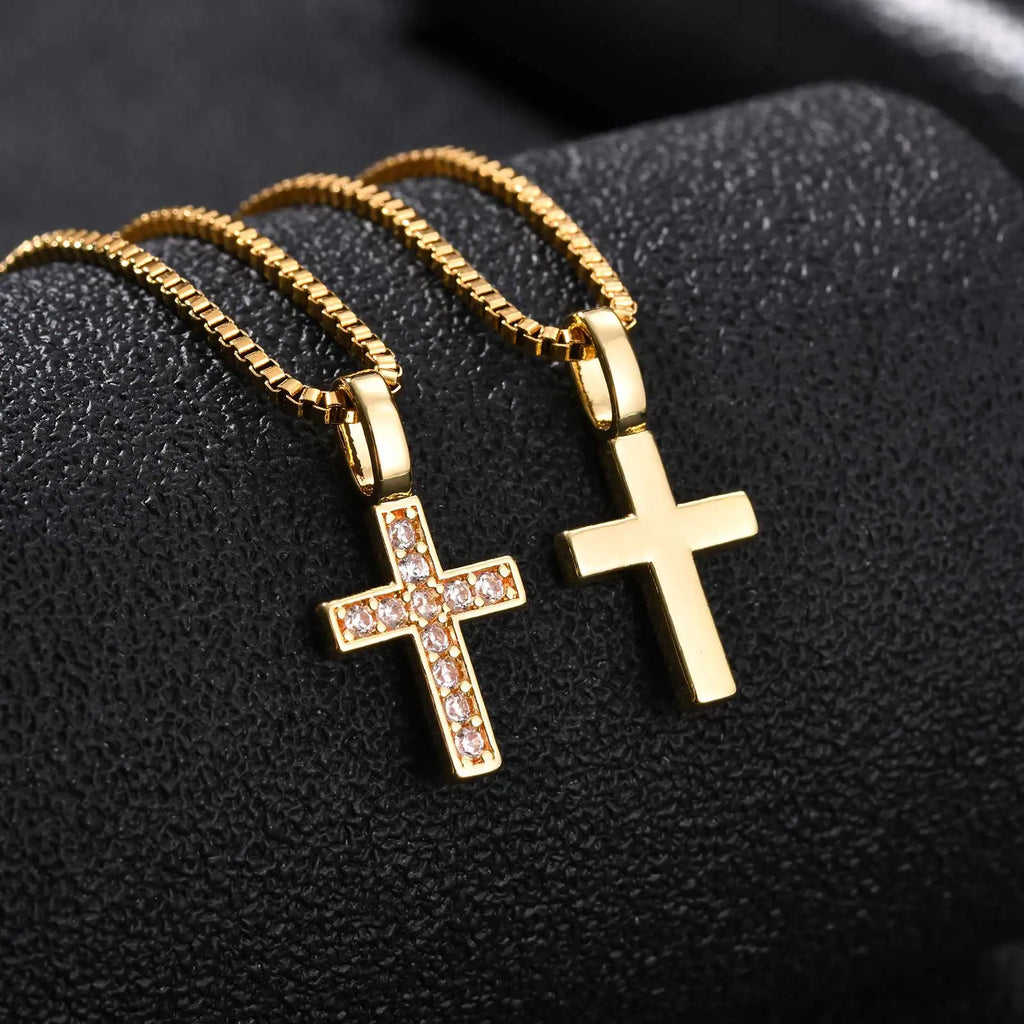 Collier Croix Homme – Acier Inoxydable