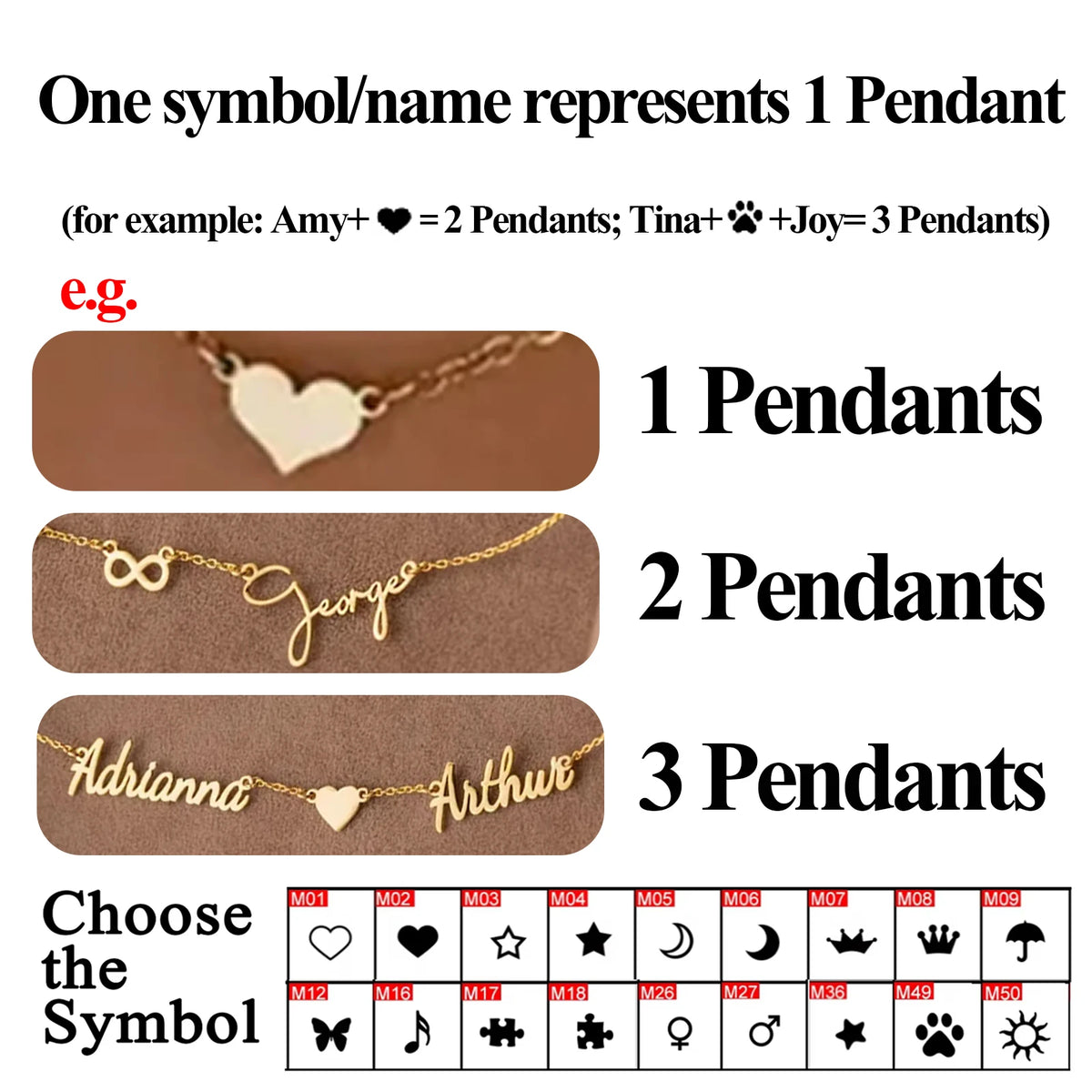 Collier Multi-Prénoms Personnalisé – Bijou Famille