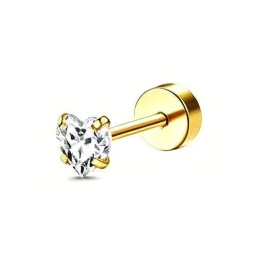 Piercing Hélix Florideco – Acier Chirurgical & Zircon