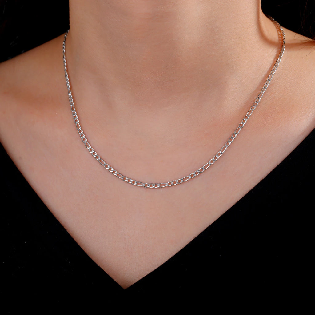 Collier Chaîne Figaro – Acier Inoxydable