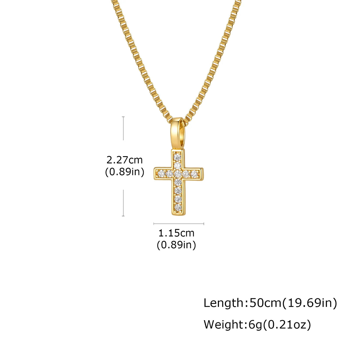 Collier Croix Homme – Acier Inoxydable