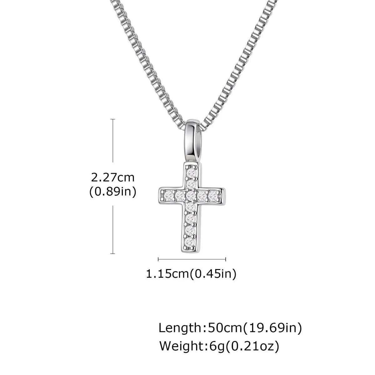 Collier Croix Homme – Acier Inoxydable