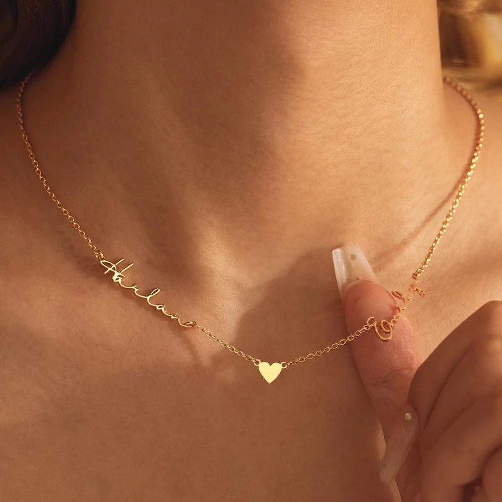 Collier Multi-Prénoms Personnalisé – Bijou Famille