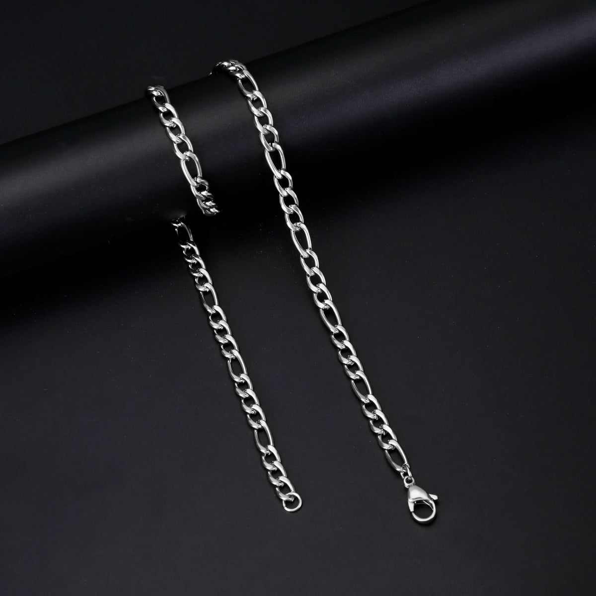 Collier Chaîne Figaro – Acier Inoxydable