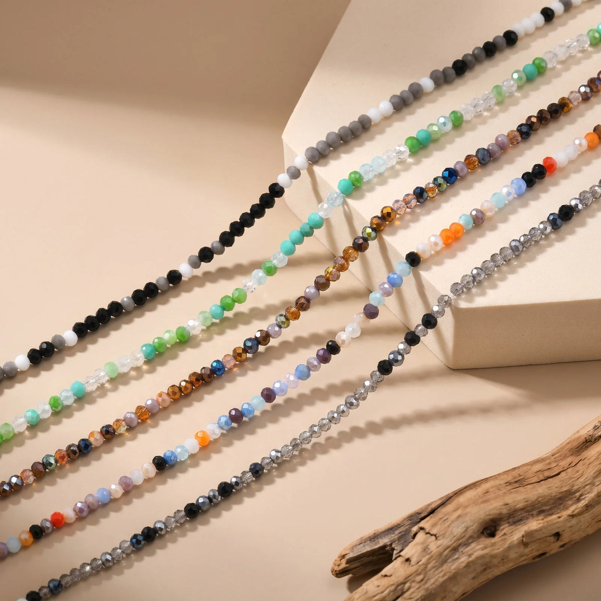 Collier Perles & Cristaux – Style Élégant pour Homme