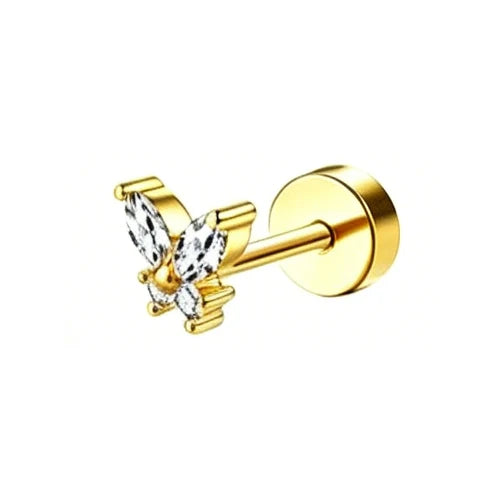 Piercing Hélix Florideco – Acier Chirurgical & Zircon