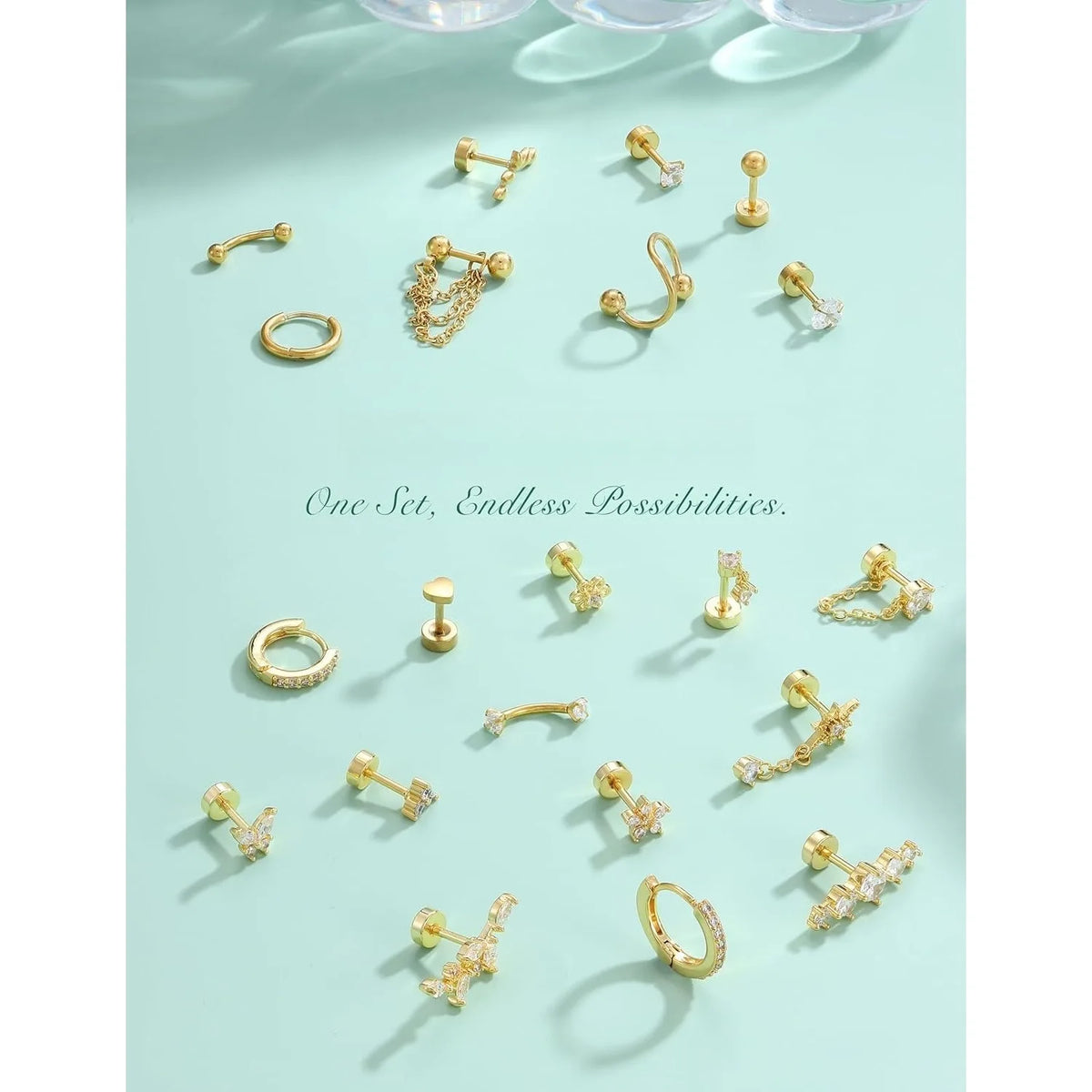 Piercing Hélix Florideco – Acier Chirurgical & Zircon