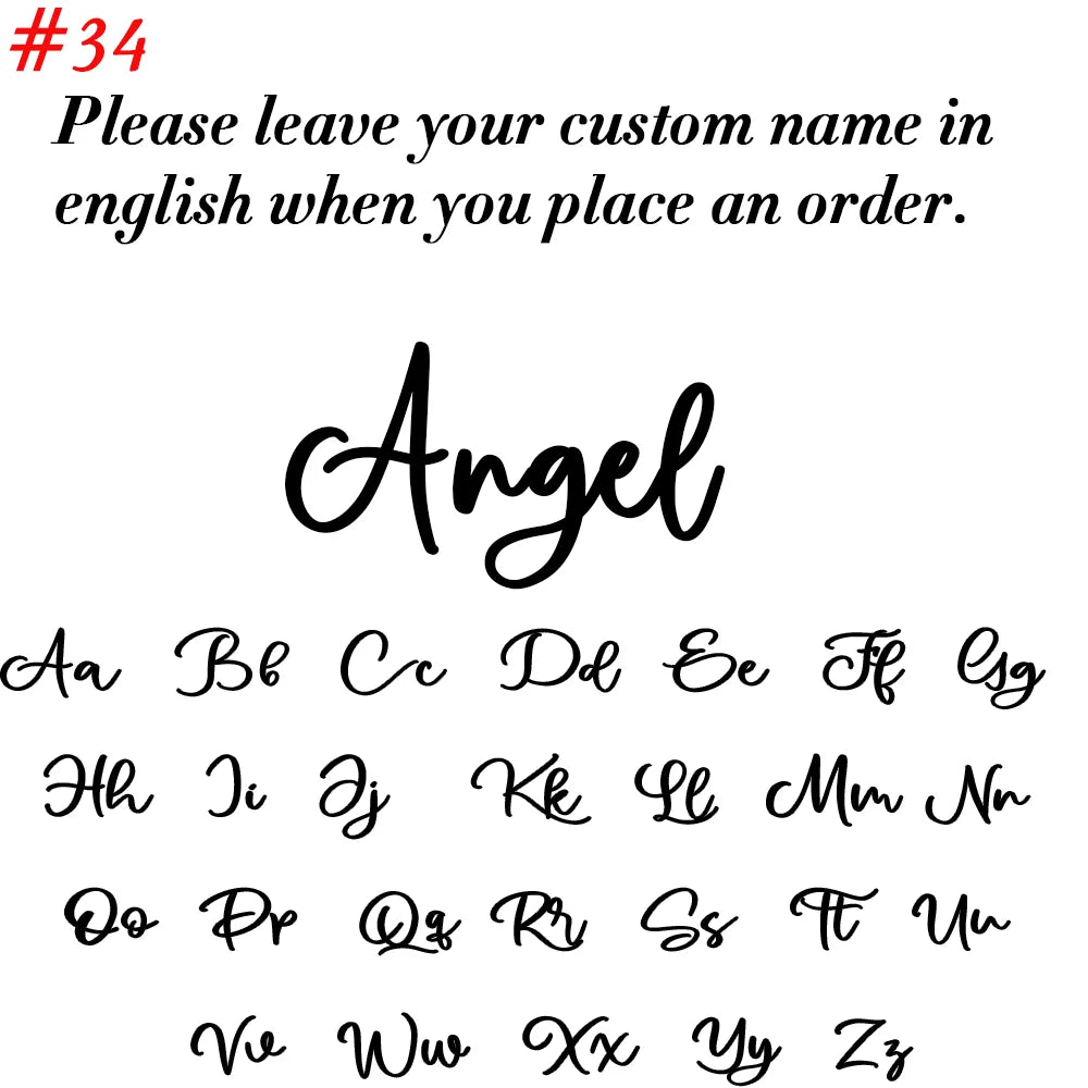 Collier Prénom Personnalisé – Lettre Cursive