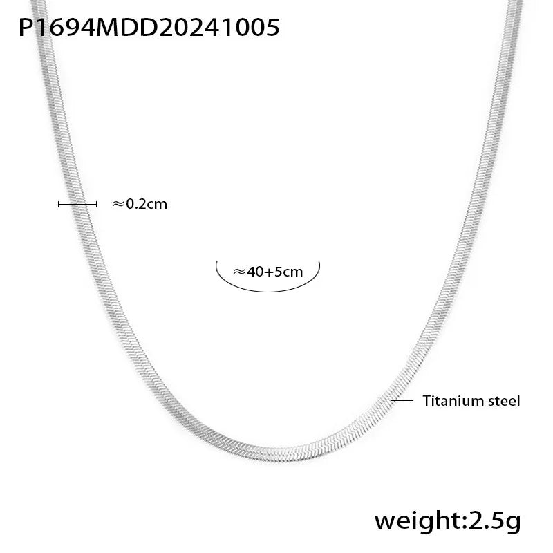 Collier Élégance Y – Acier Inoxydable
