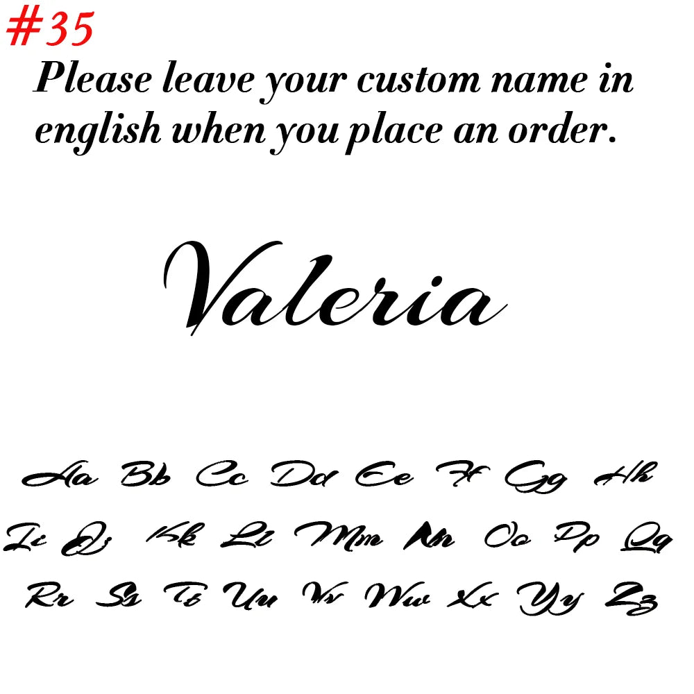 Collier Prénom Personnalisé – Lettre Cursive