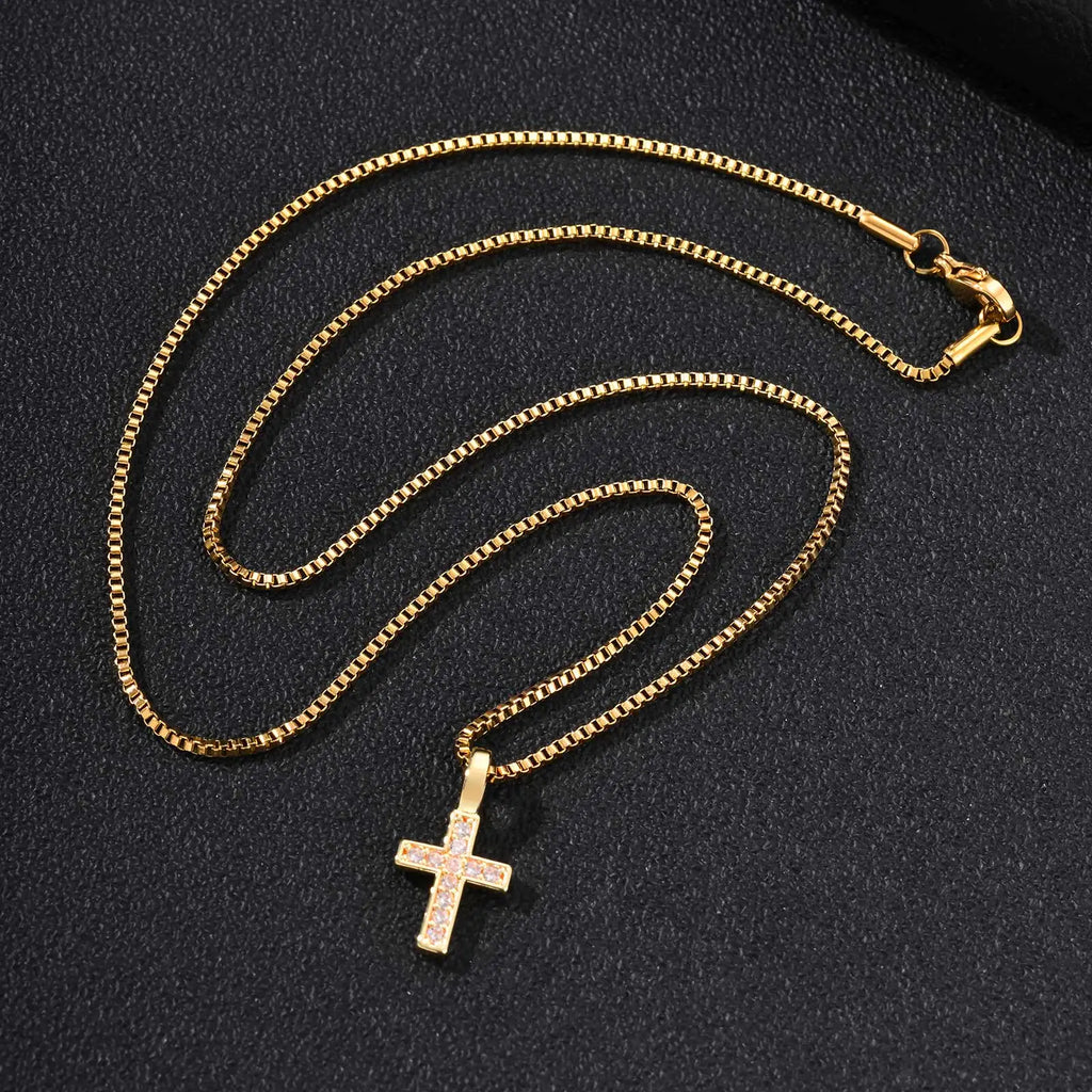 Collier Croix Homme – Acier Inoxydable